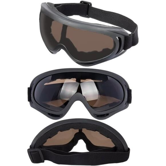 Ski Goggles Pack of 4 Snowboard Motorcycle Tactical Combat Sports Glasses - Picture 4 of 7